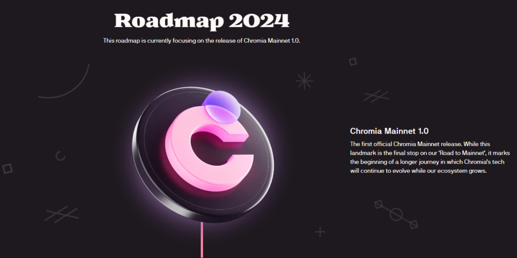 크로미아(CHR) 코인 2024년 메인넷 런칭